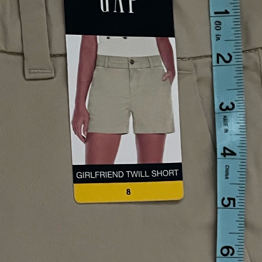 GAP Girlfriend Twill Short Size 8 NWT Brand New - Picture 10 of 10
